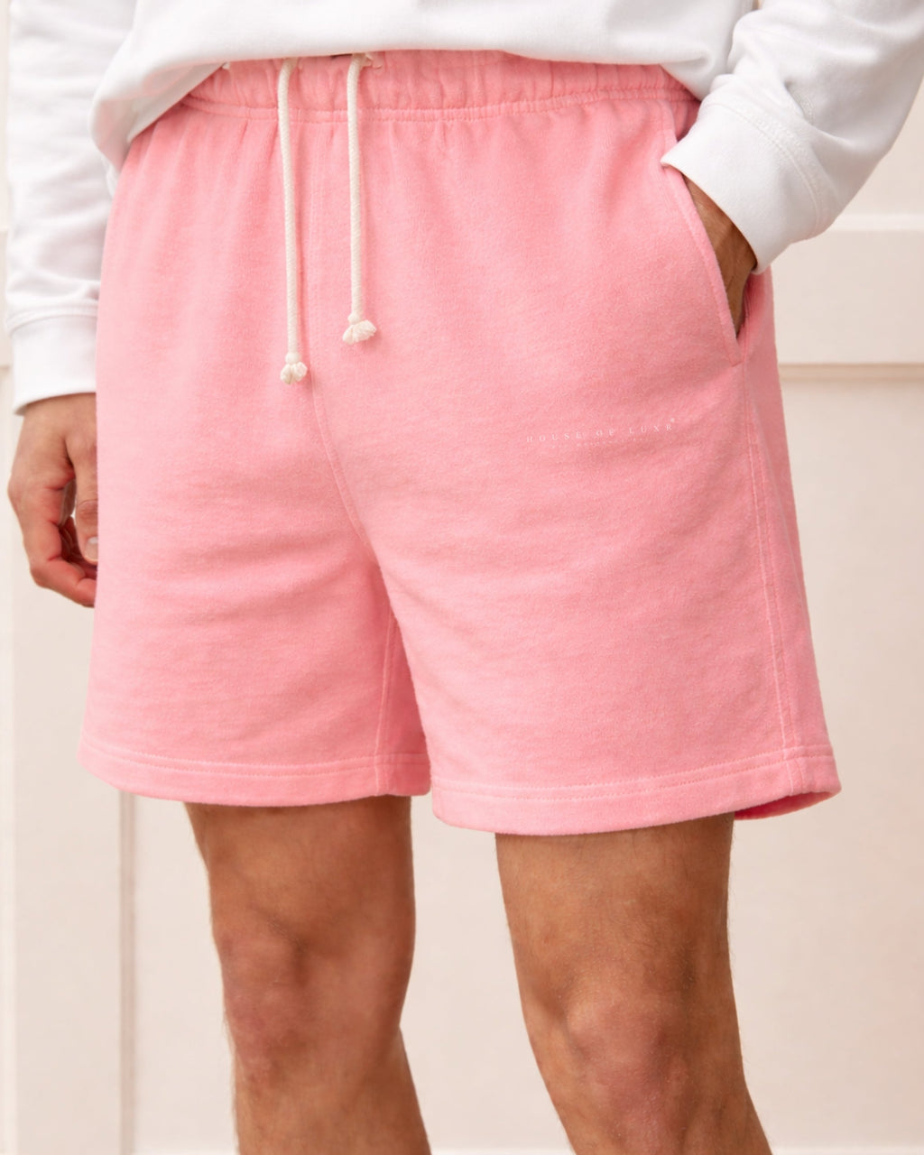 French Terry Shorts Flamingo