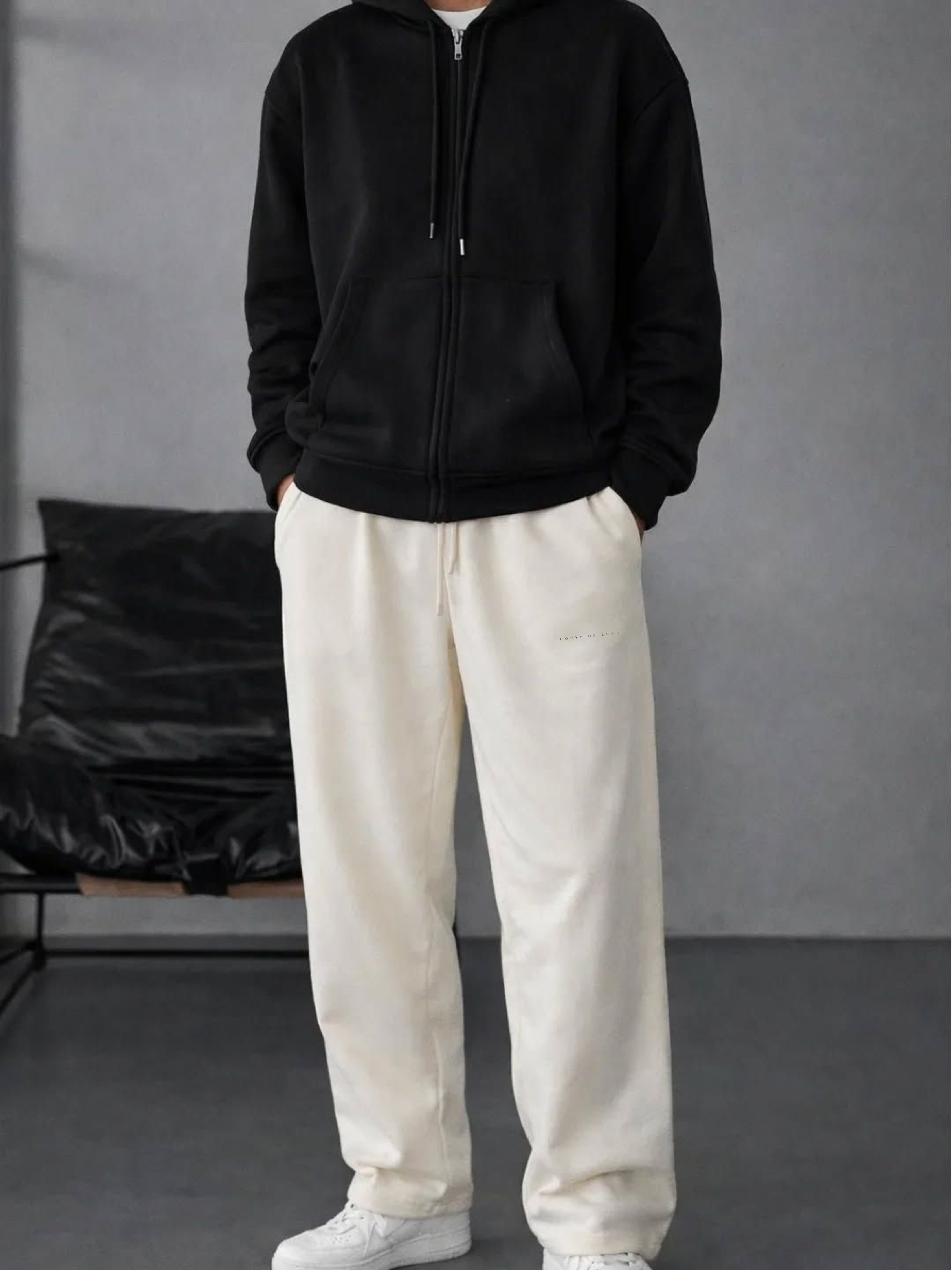 French Terry Sweatpants Off White