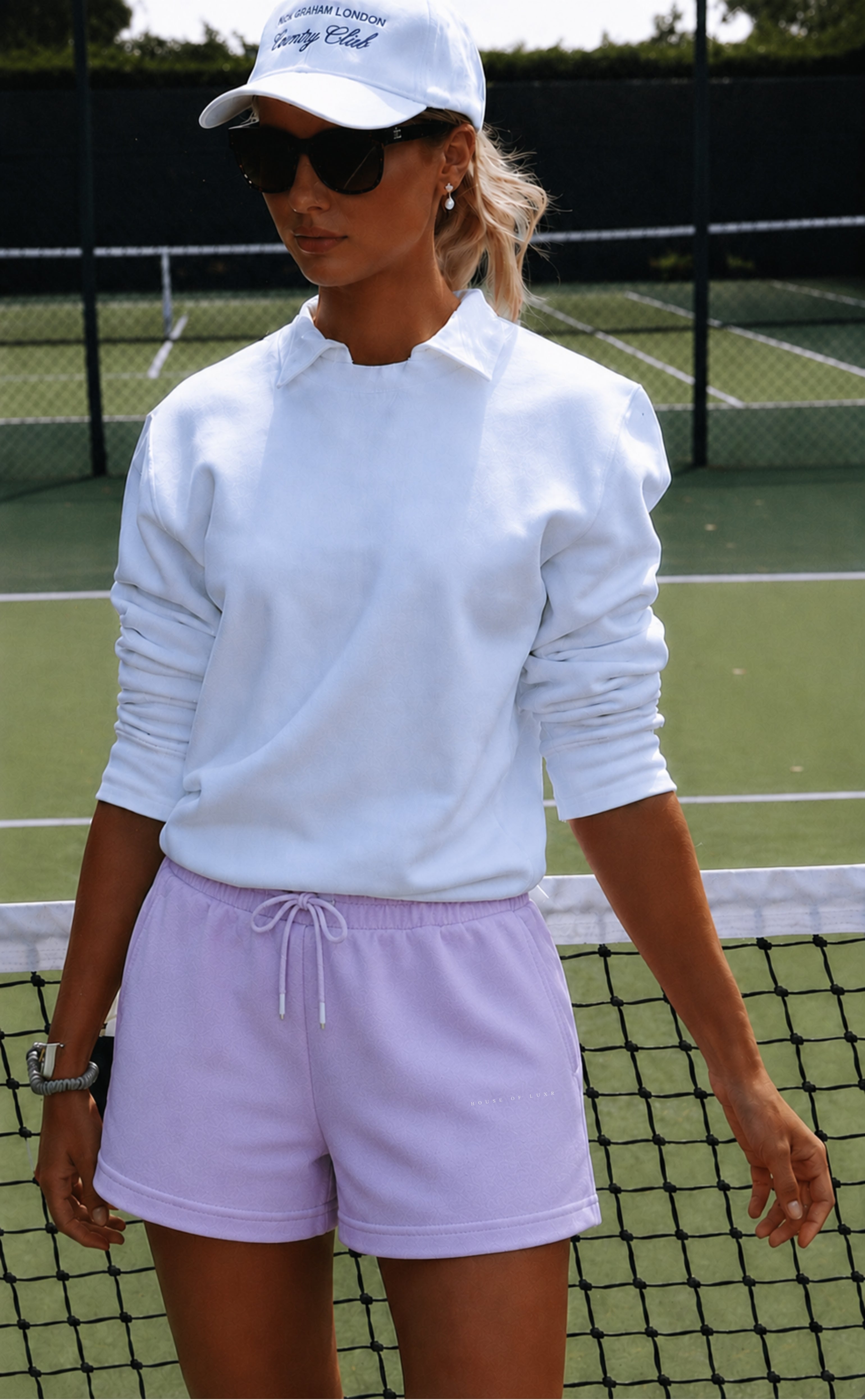 French Terry Shorts Lavender