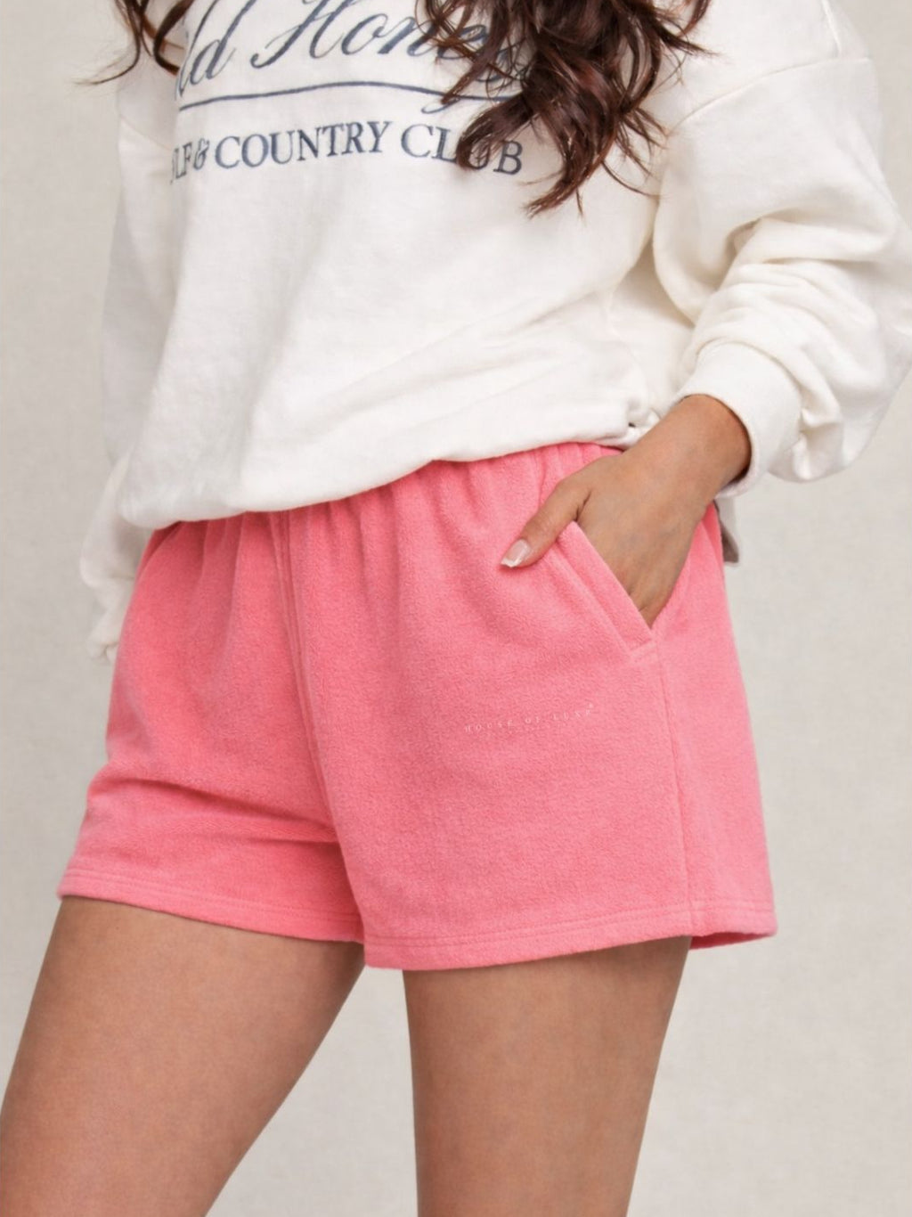 Terry Shorts Flamingo