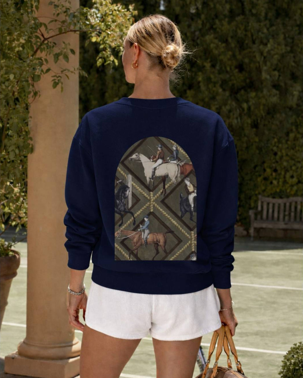 Dressage X Gallop Sweatshirt - Navy Blue