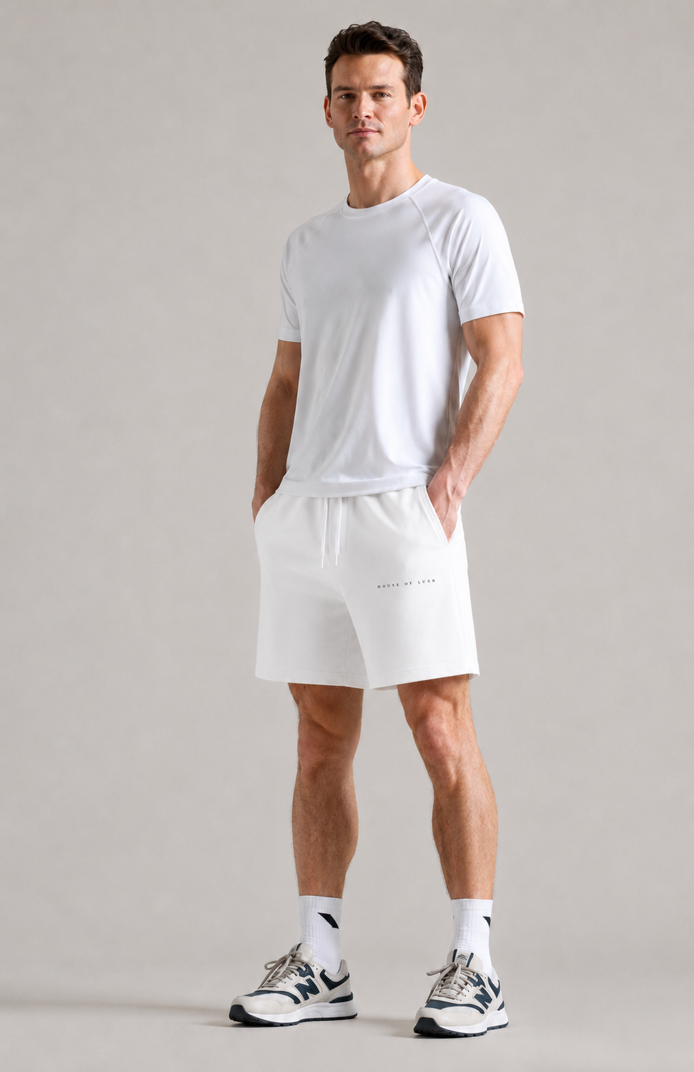French Terry Shorts White
