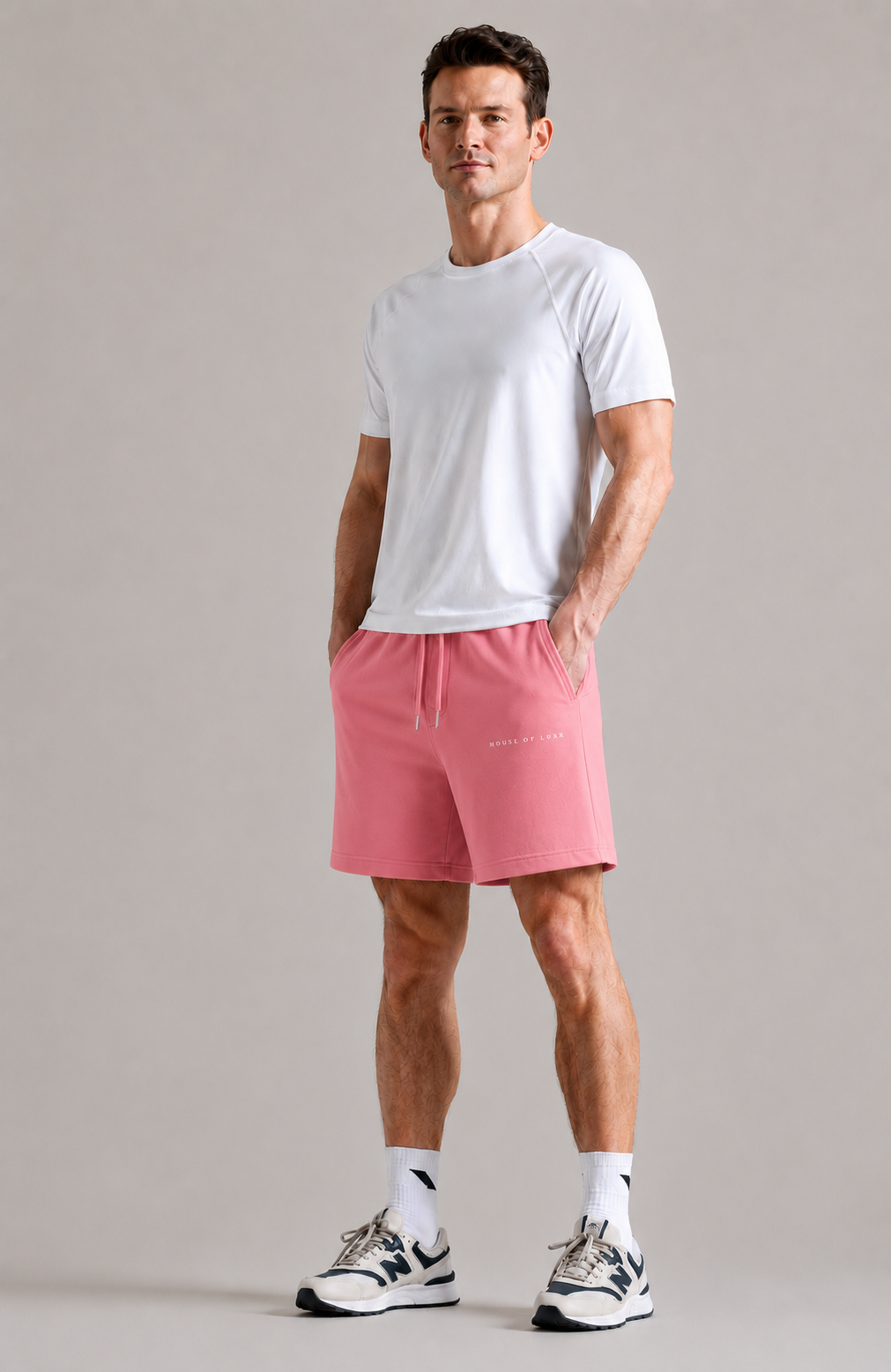French Terry Shorts Flamingo