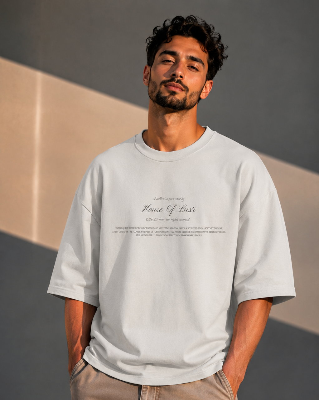 Petals + Cross Baggy Tshirt