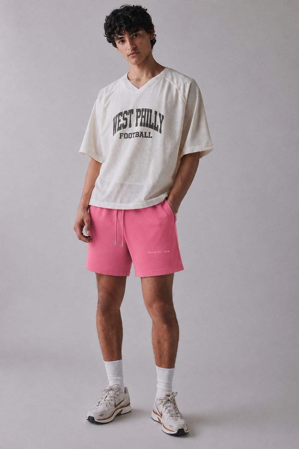 French Terry Shorts Flamingo