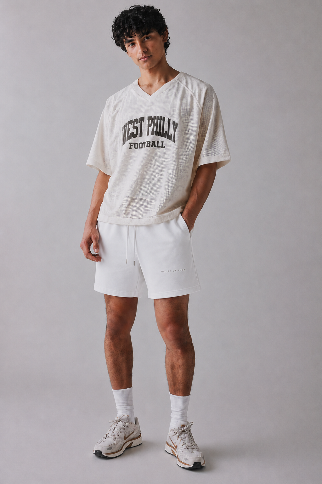 French Terry Shorts White