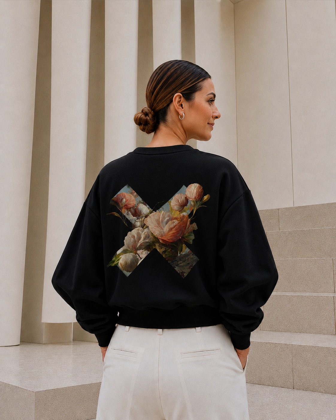 Petals + Cross Sweatshirt