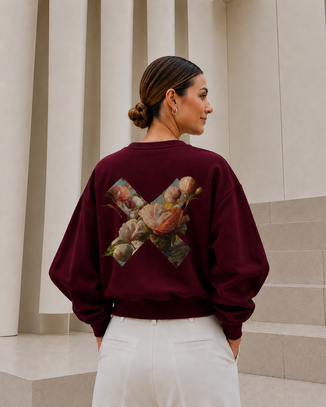 Petals + Cross Sweatshirt