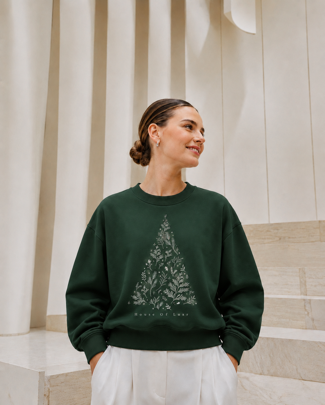 Christmas Tree by Luxr Sweatshirt