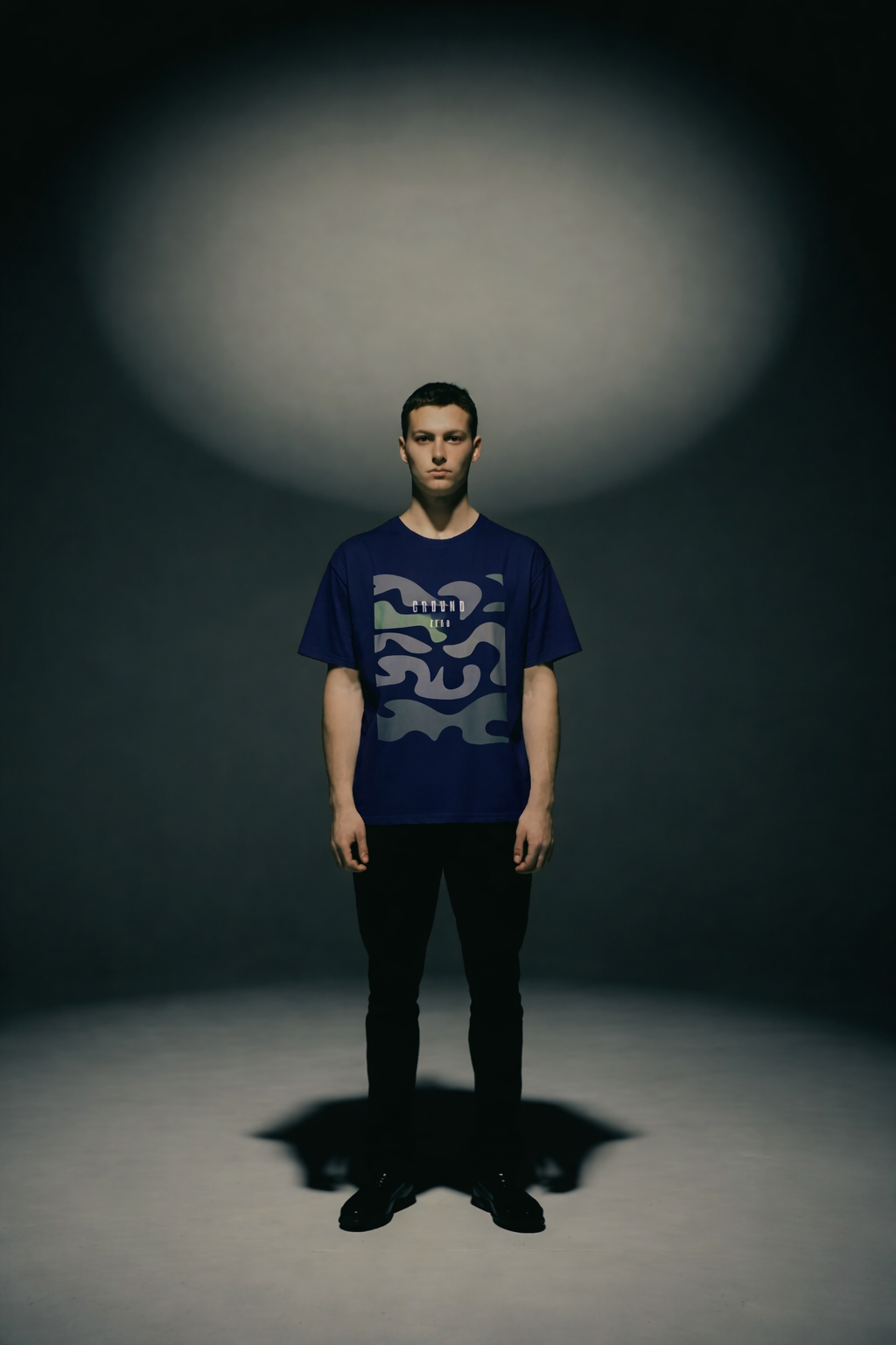 Ground Zero Baggy Tshirt  Navy