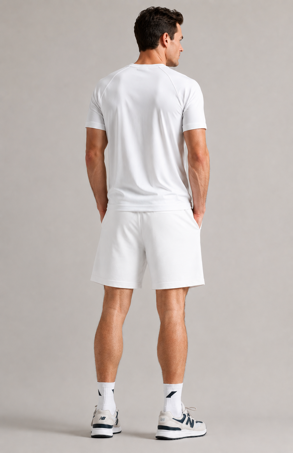 French Terry Shorts White