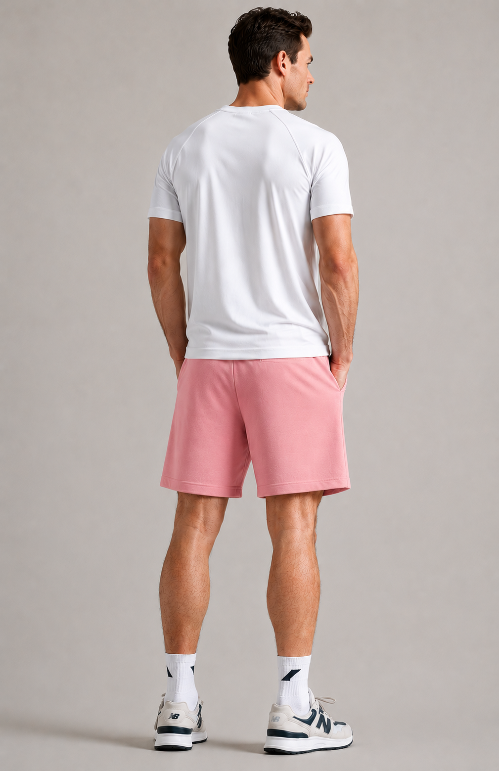 French Terry Shorts Flamingo