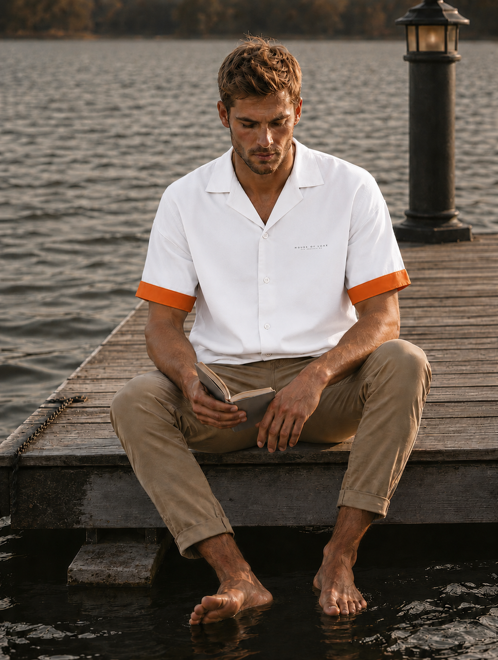 Ivory Cuban Collar Shirt HS