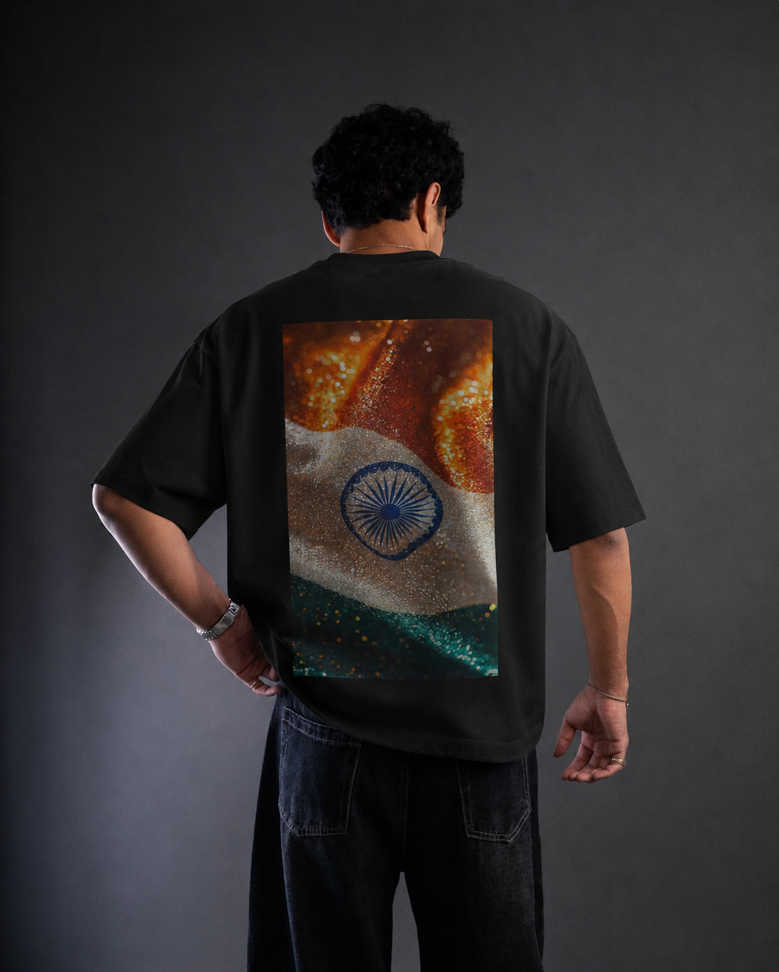 Indian Flag Baggy Tshirt