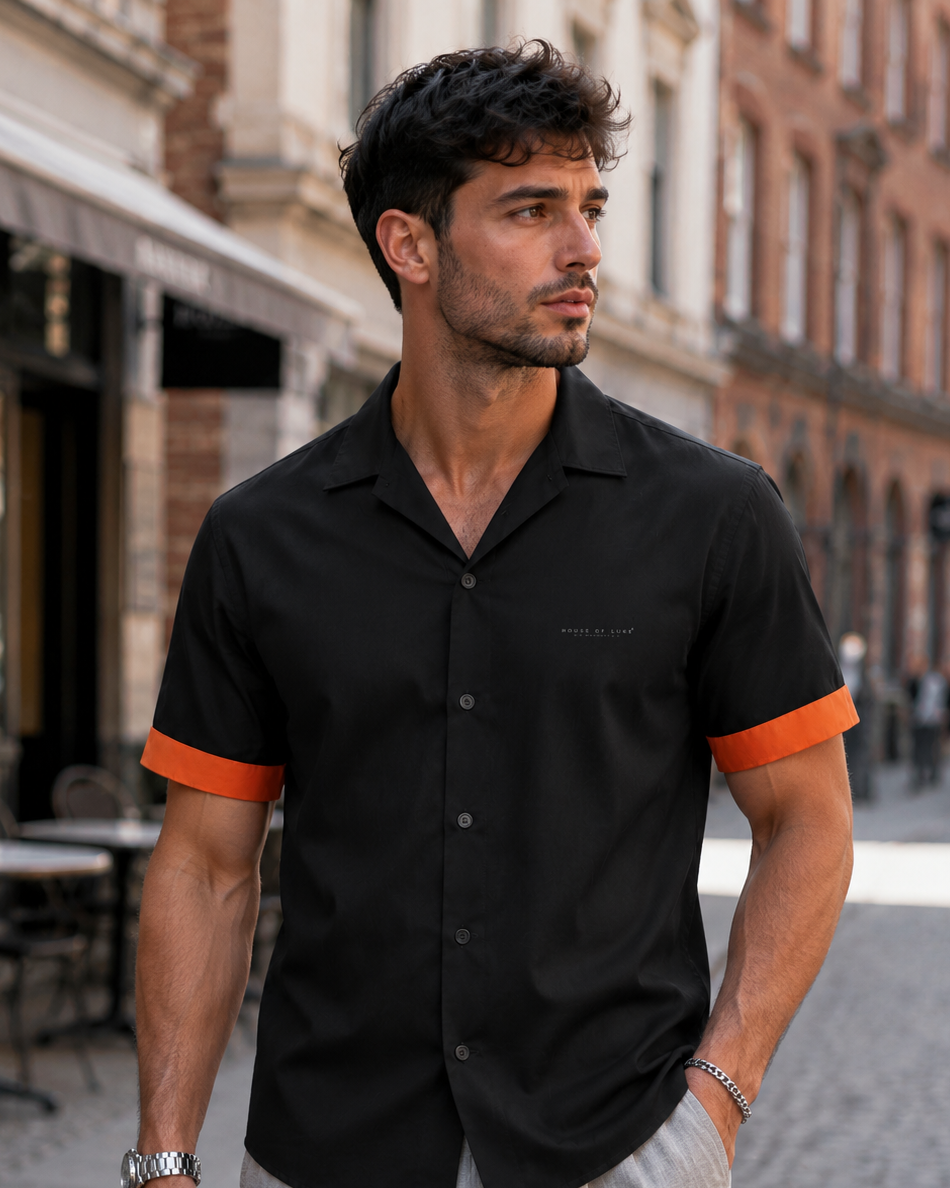 NOIR Cuban Collar Shirt HS