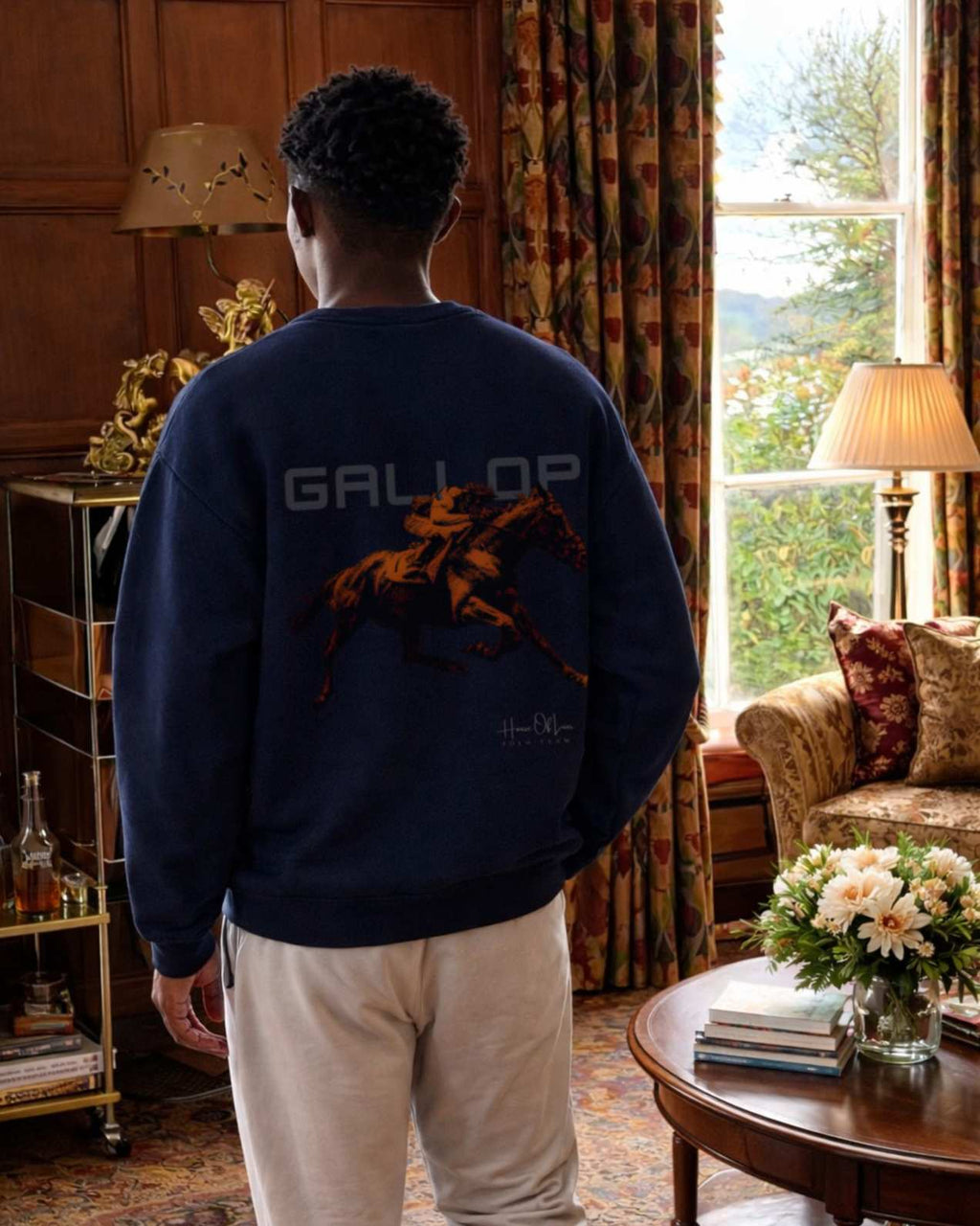 HOL Gallop X Gallop Sweatshirt - Navy Blue