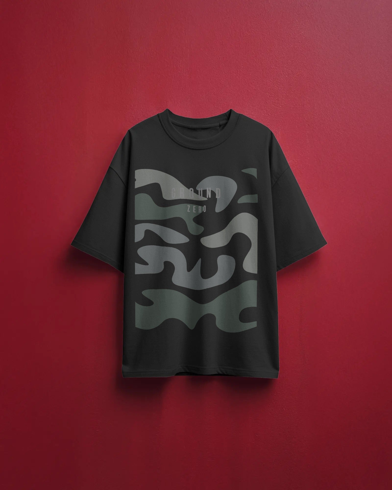 Ground Zero Baggy Tshirt  Black