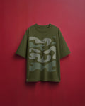 Ground Zero Baggy Tshirt  Olive Green