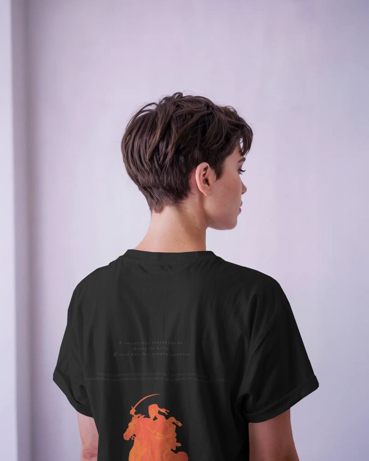 Rani Jhansi X Gallop Baggy Tshirt Black