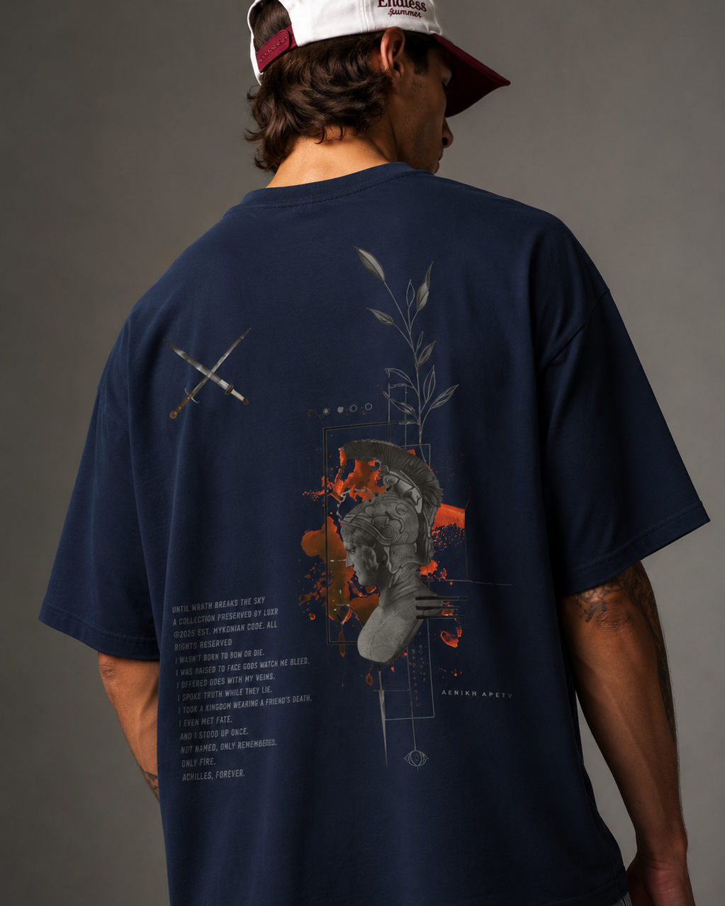 Back|Navy