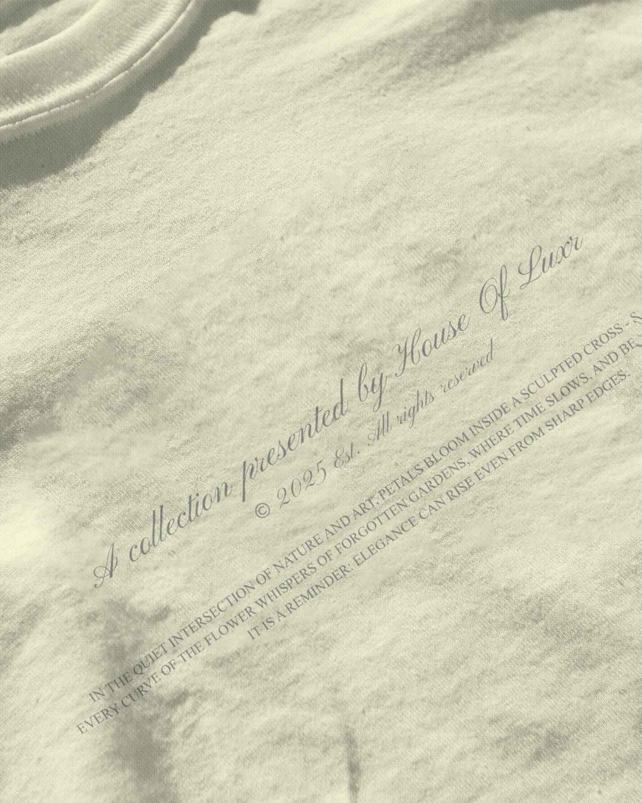 Petals + Cross Baggy Baggy Tshirt