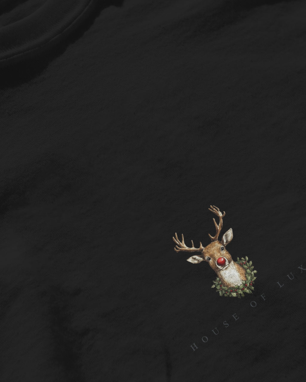 Reindeer + Christmas Sweater Baggy Tshirt