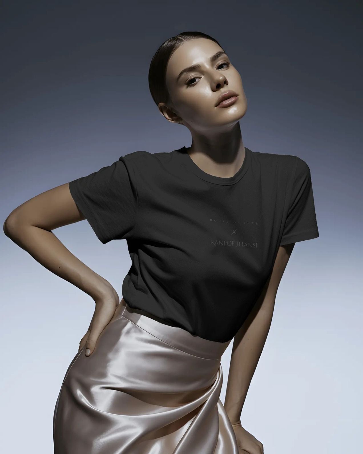 Rani Jhansi X Gallop Baggy Tshirt Black