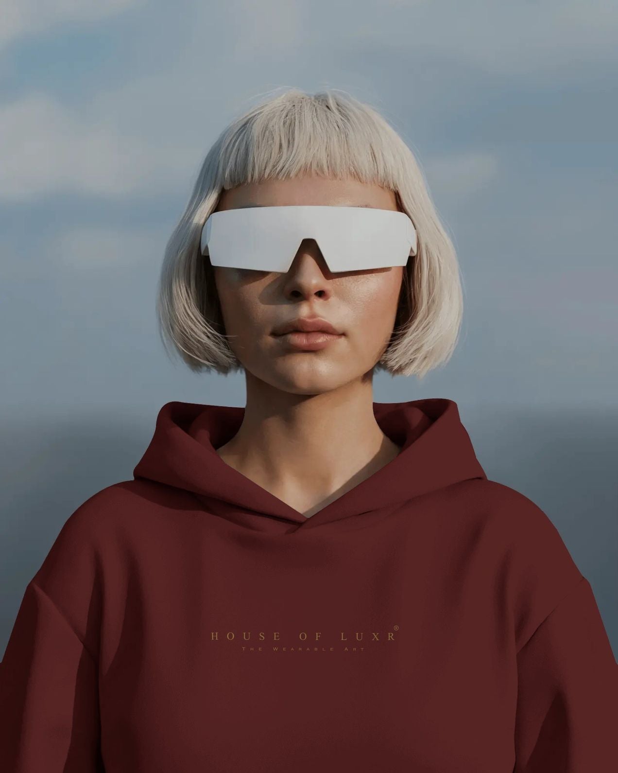 Protect Cheetah Hoodie - Maroon