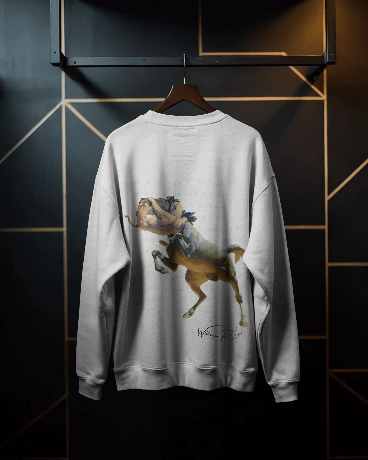 William R Leigh X Gallop Sweatshirt - White