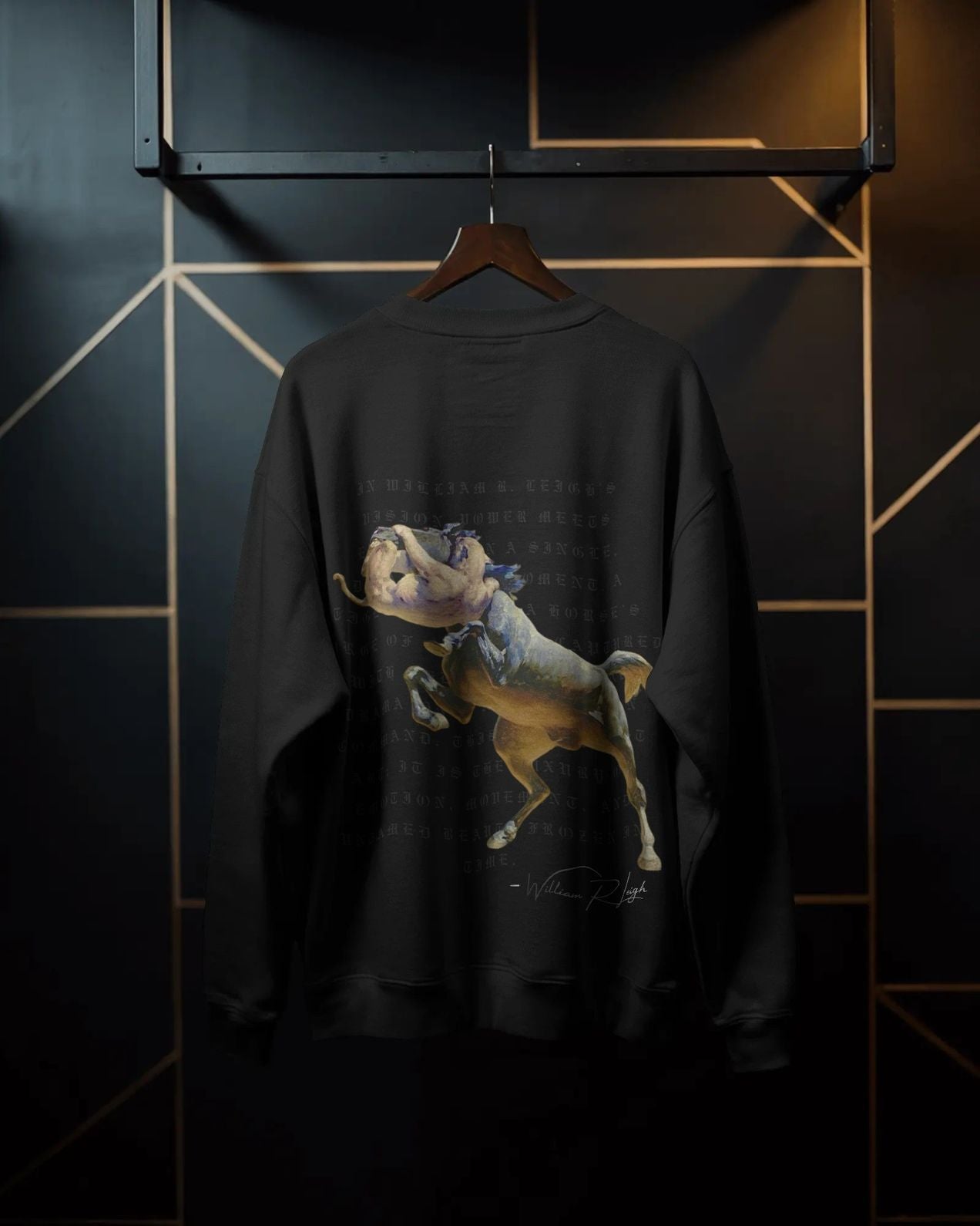 William R Leigh X Gallop Sweatshirt - Black