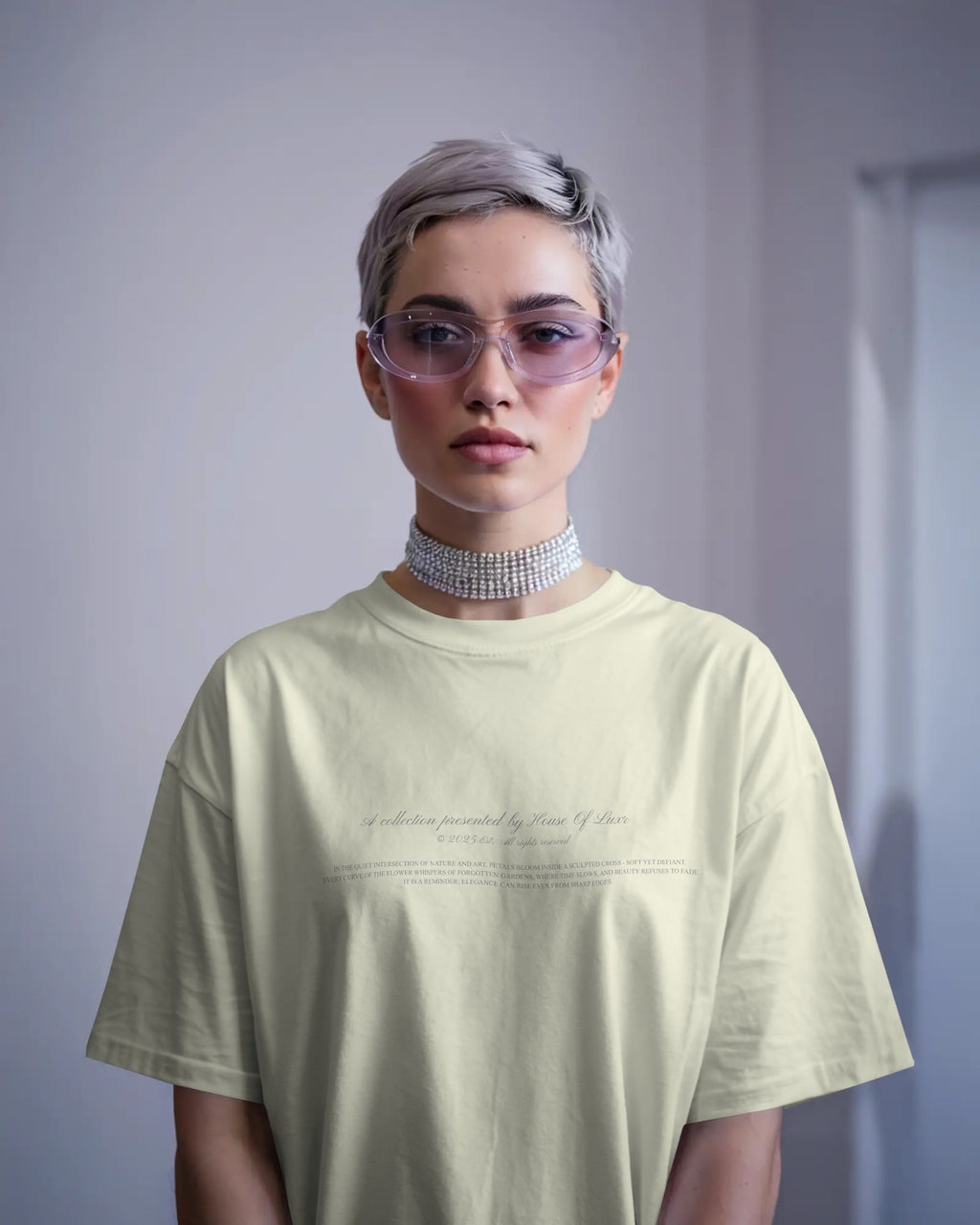 Petals + Cross Baggy Tshirt
