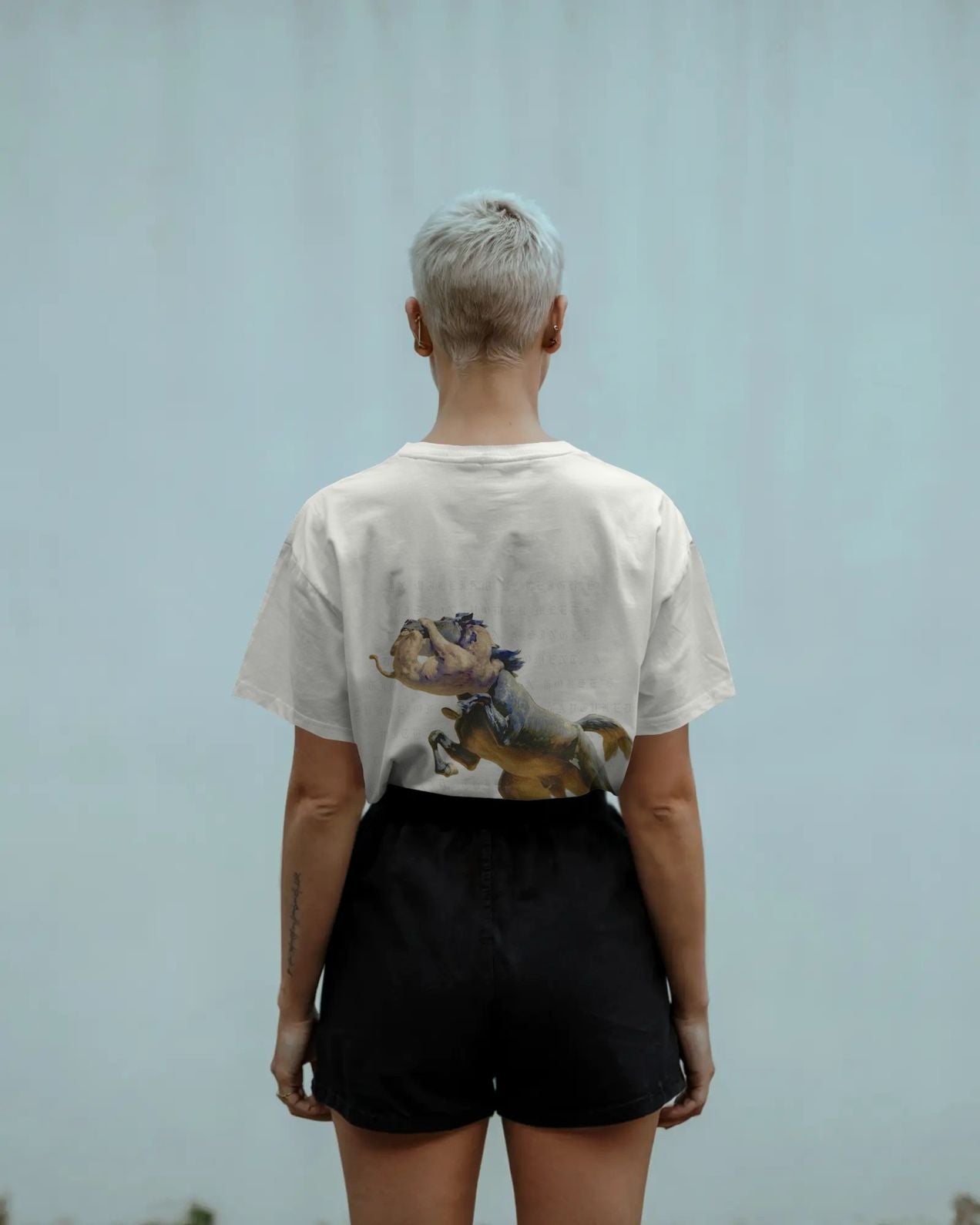 William R Leigh X Gallop Baggy Tshirt Off White