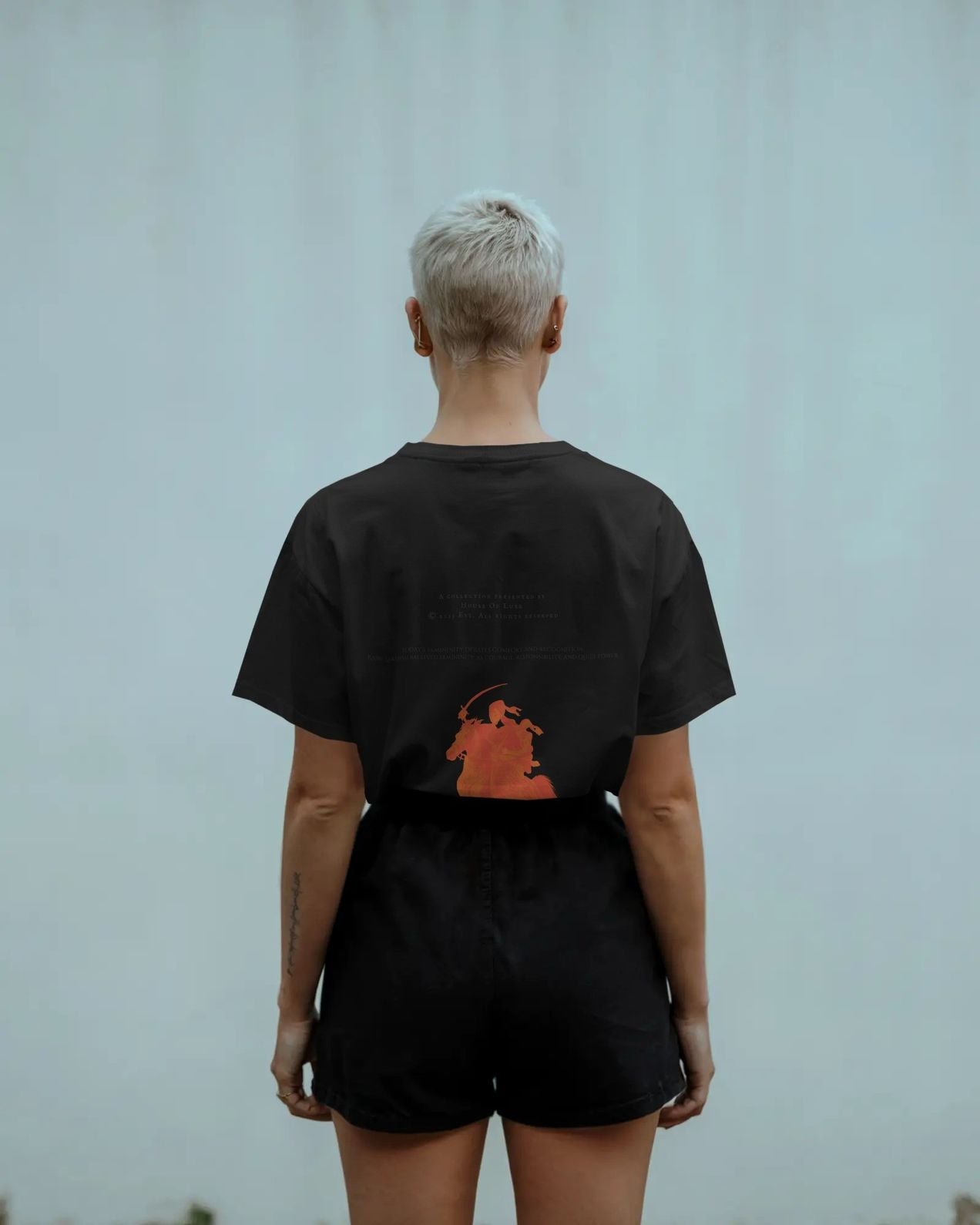 Rani Jhansi X Gallop Baggy Tshirt Black