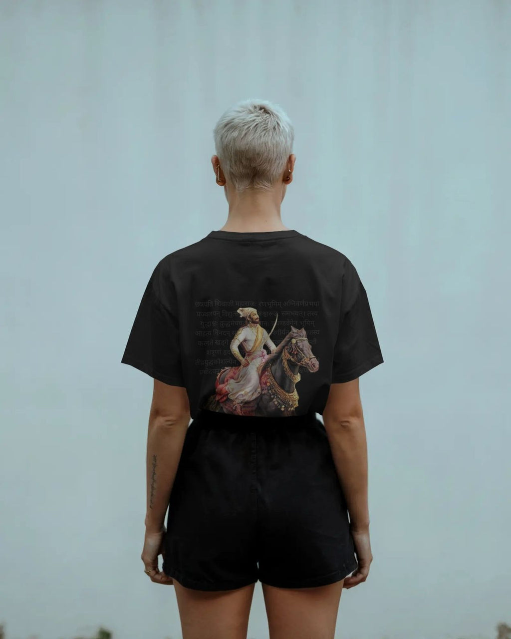 Chatrapathi X Gallop Baggy Tshirt Black