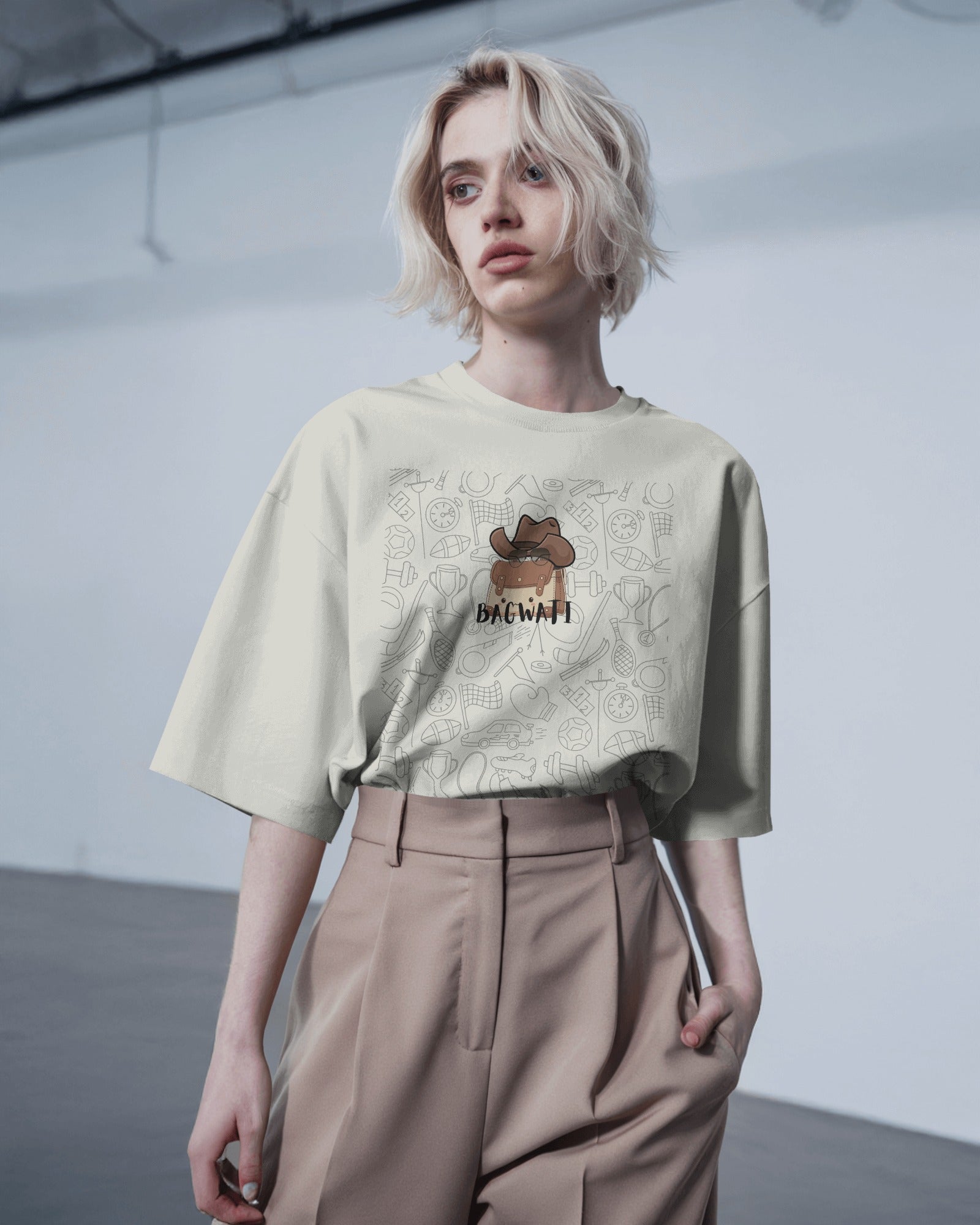 Bagwati Baggy Tshirt Off White