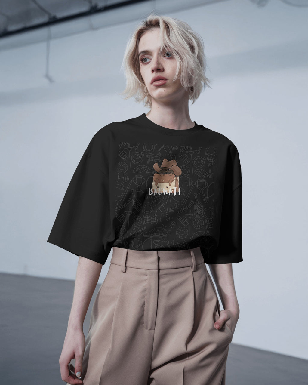 Bagwati Baggy Tshirt Black