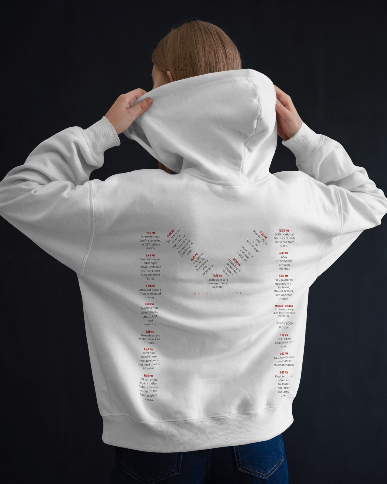 Mumbai - 26/11 Hoodie