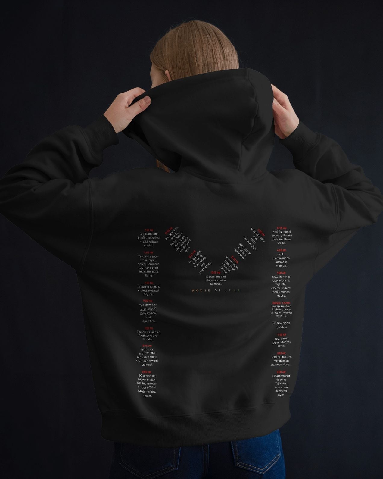 Mumbai - 26/11 Hoodie