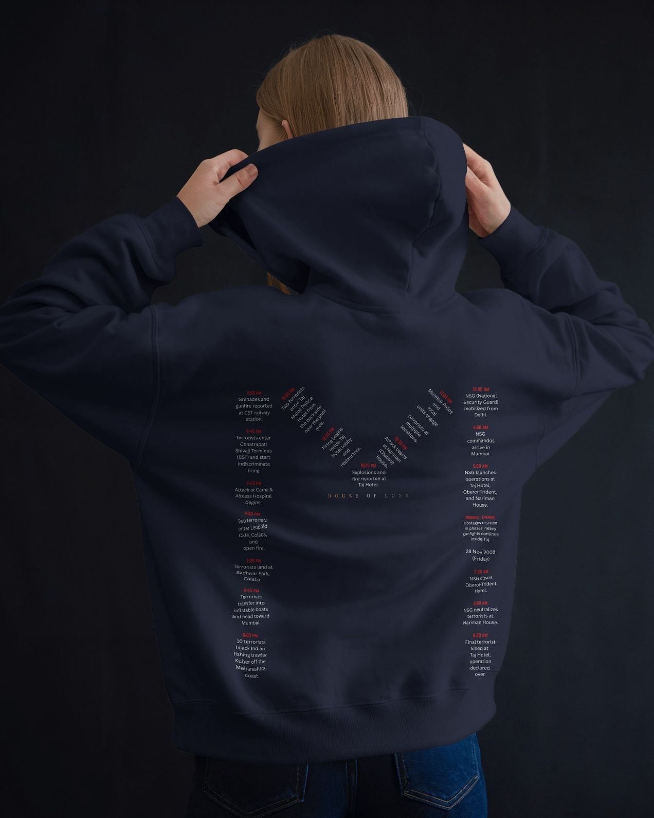 Mumbai - 26/11 Hoodie