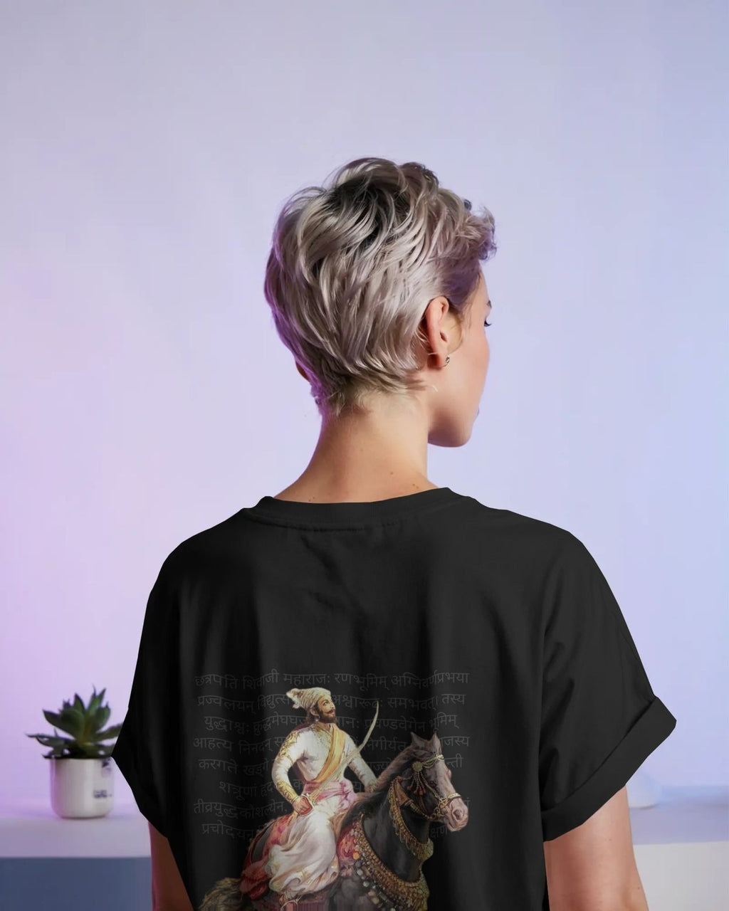 Chatrapathi X Gallop Baggy Tshirt Black