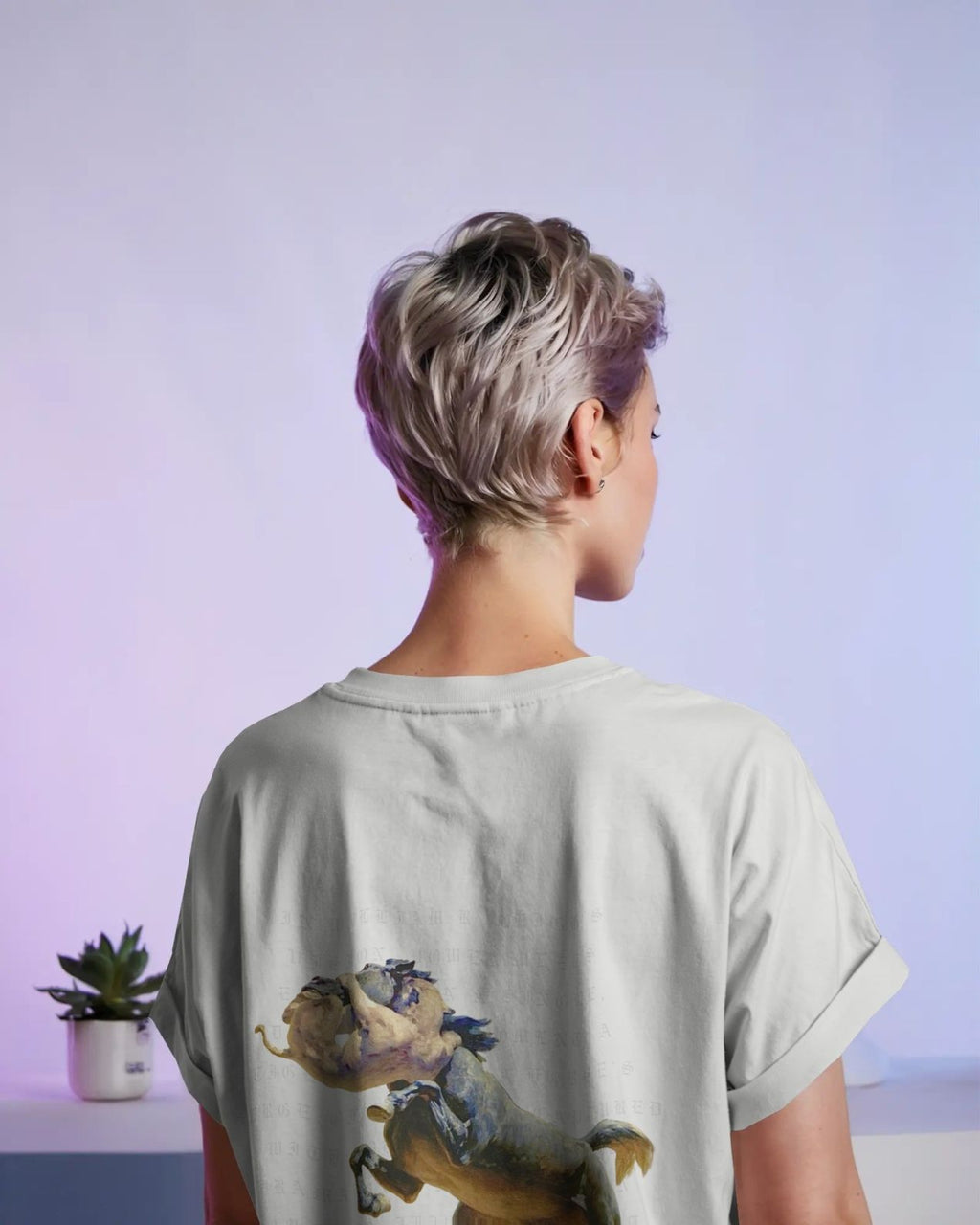 William R Leigh X Gallop Baggy Tshirt Off White