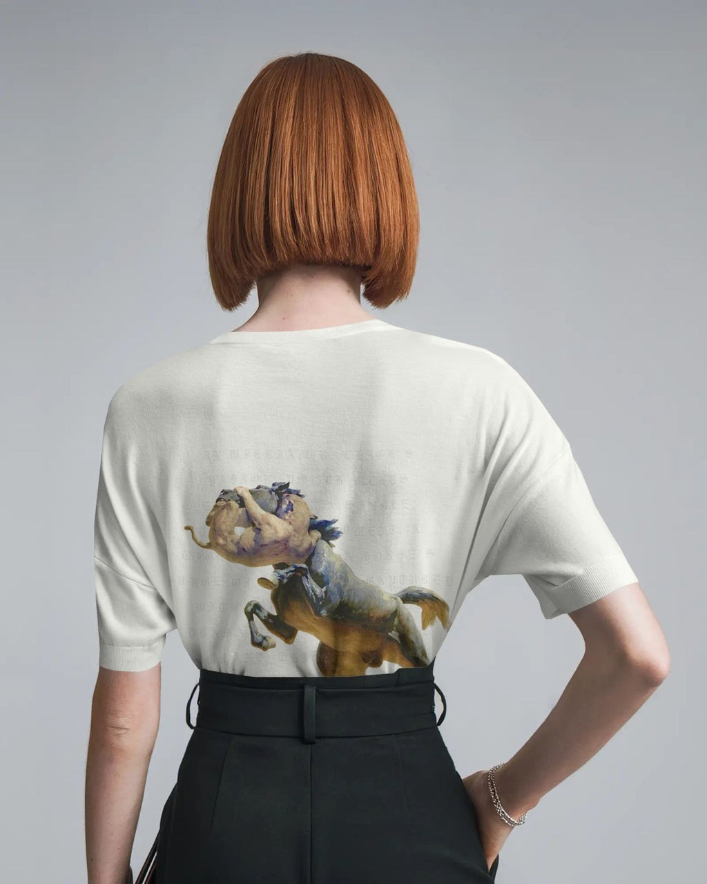 William R Leigh X Gallop Baggy Tshirt Off White