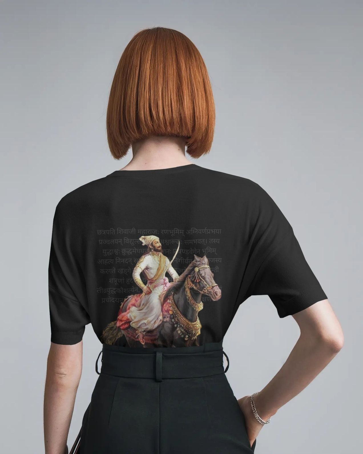 Chatrapathi X Gallop Baggy Tshirt Black