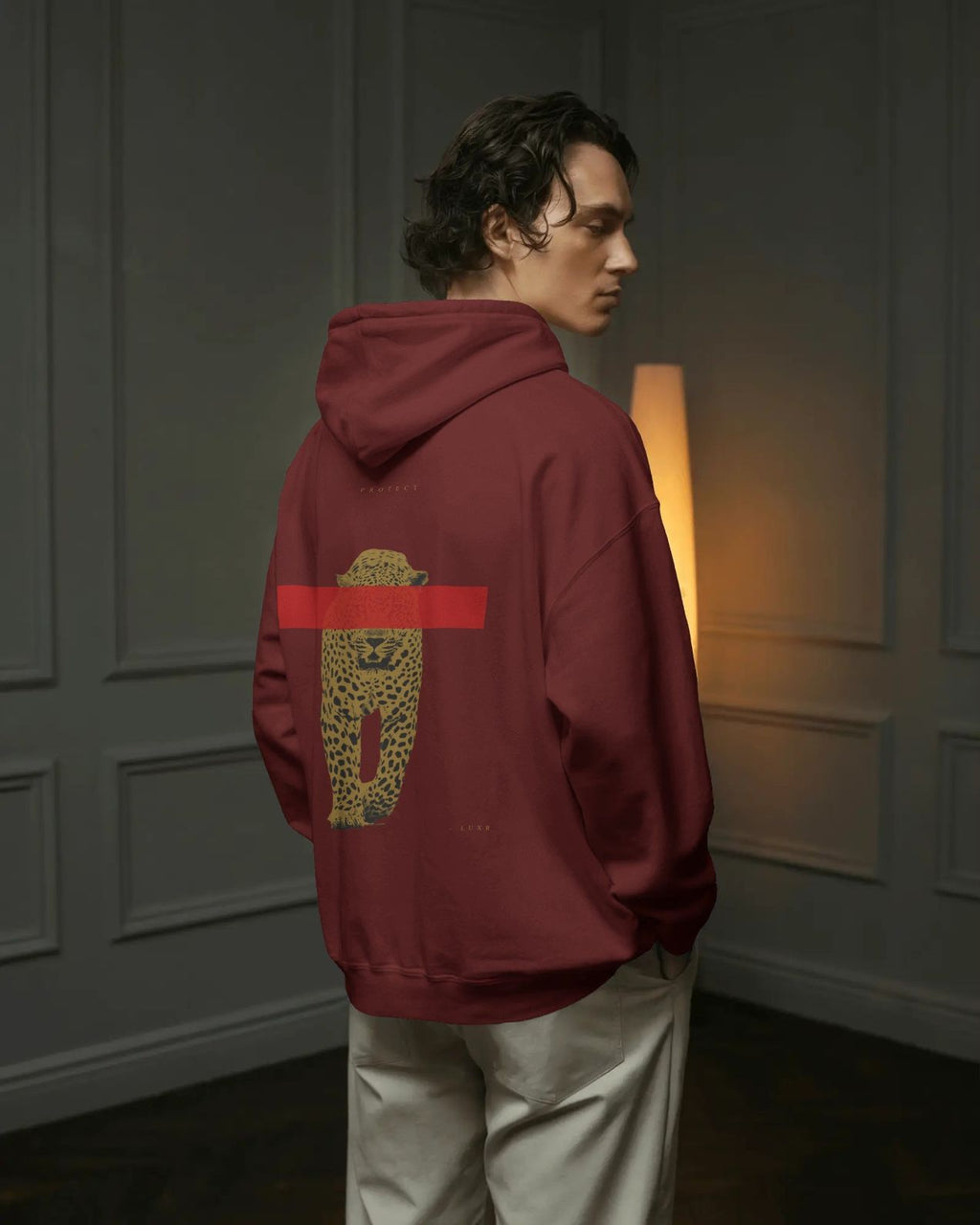 Protect Cheetah Hoodie - White