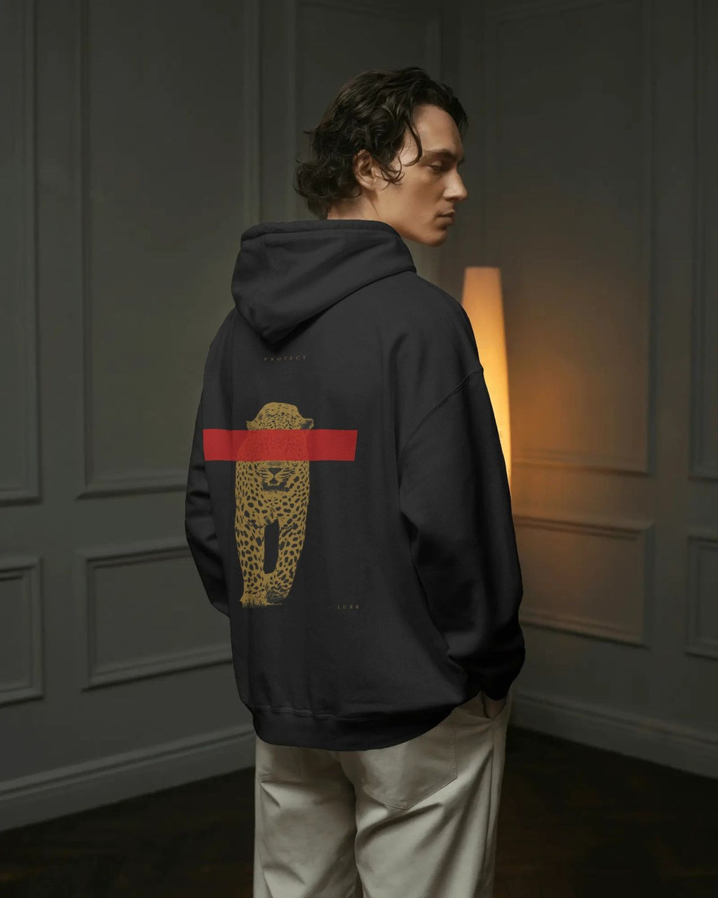 Protect Cheetah Hoodie - White